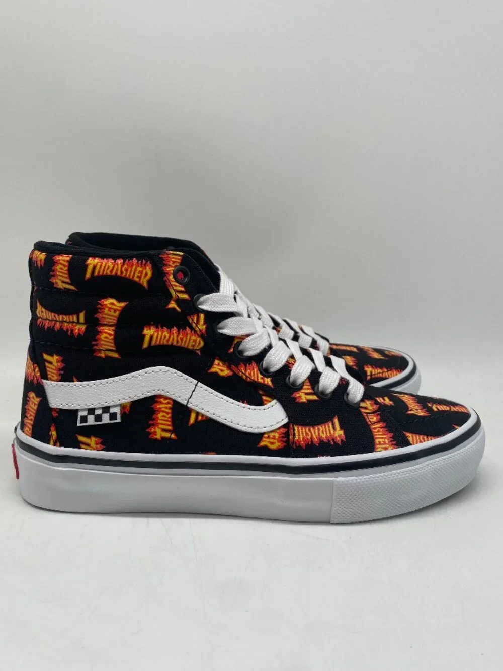VANS SK8-HI THRASHER BLACK/MULTI US MEN SIZE 5.5